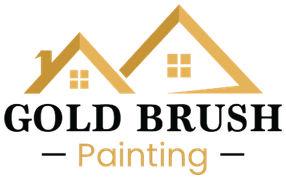 Gold Brush Painting logo