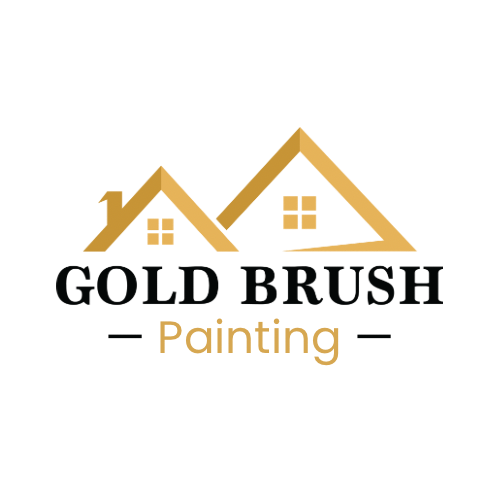 Gold Brush Painting logo